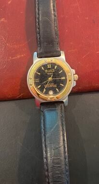 VTG Women's 30mm Helbros Mark10 Watch, WR 330ft, Gold Tone Bezel